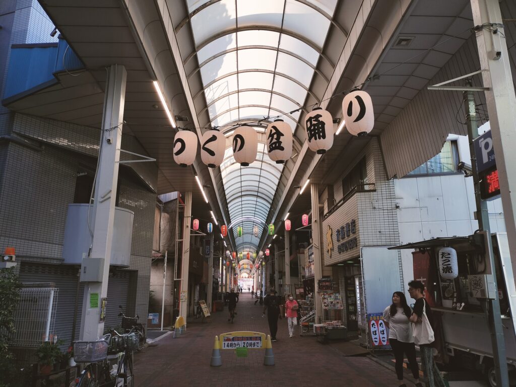 つくの商店街 盆踊り