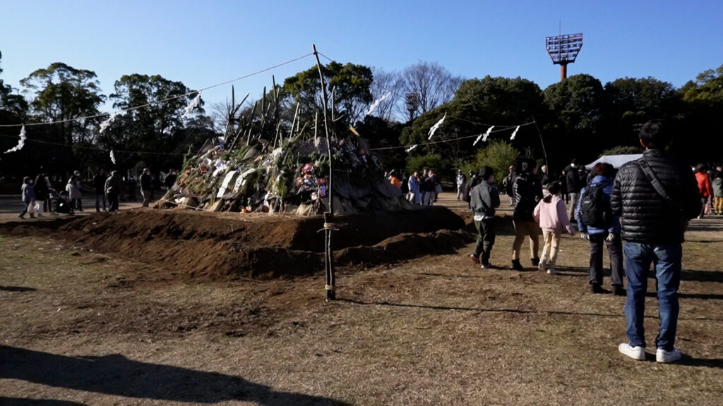 どんと焼き　入船公園