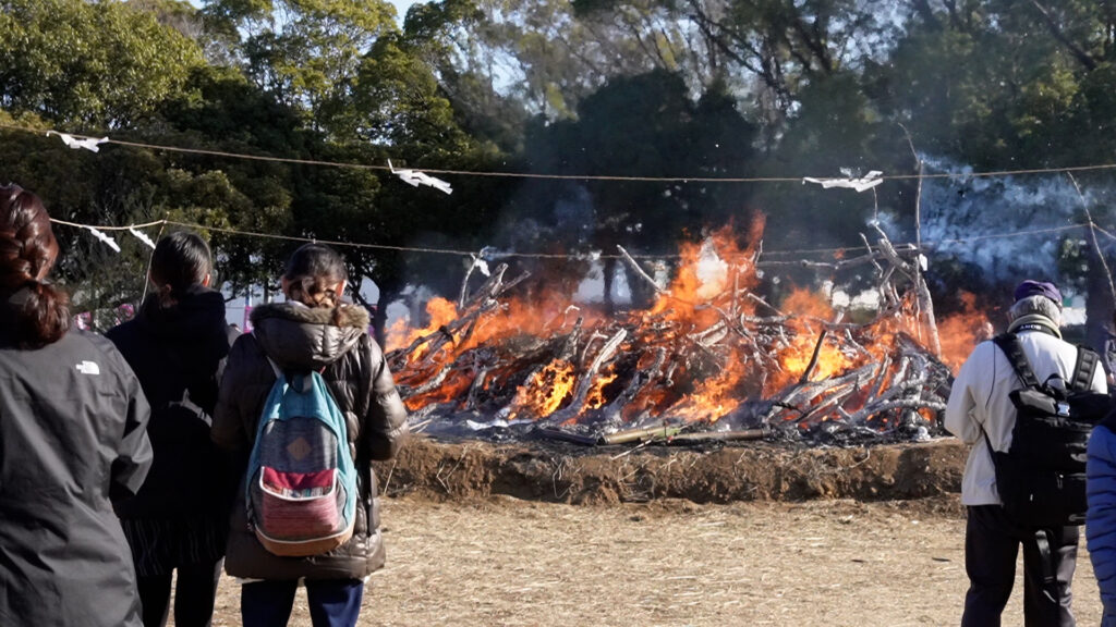 どんと焼き　入船公園