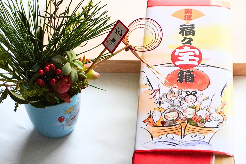 福久宝箱　和菓子　盛光堂
