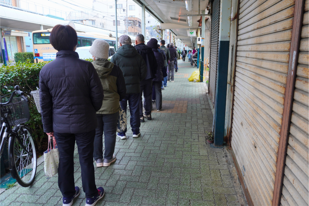 こめ蔵おはぎ 大行列