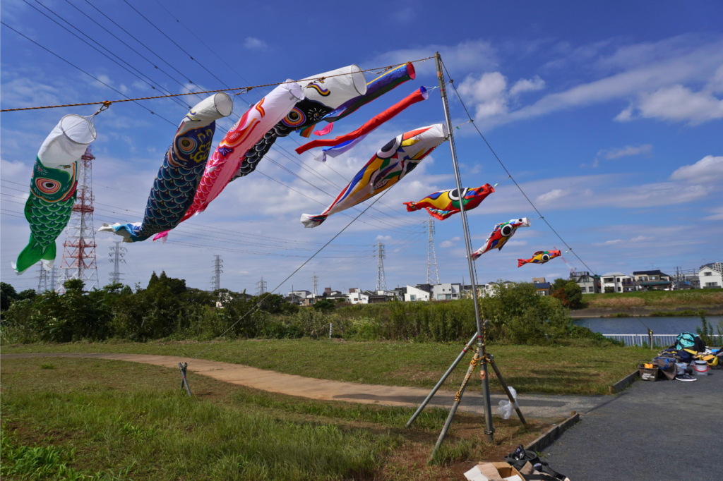 大曲広場 鶴見川 鷹野大橋 鷹野人道橋